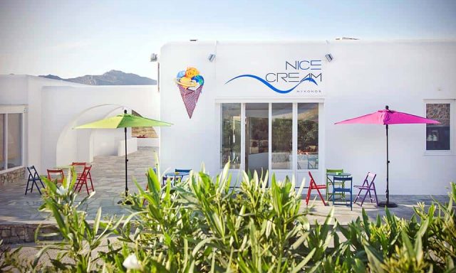 NICE CREAM ΖΑΧΑΡΟΠΛΑΣΤΕΙΟ ΜΥΚΟΝΟΣ ΚΥΚΛΑΔΕΣ ΚΟΥΜΠΑΡΟΣ ΜΙΧΑΛΗΣ