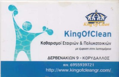 ΜΕΤΑ ΑΝΔΡΕΑΣ – KING OF CLEAN – ΣΥΝΕΡΓΕΙΑ ΚΑΘΑΡΙΣΜΟΥ ΚΟΡΥΔΑΛΛΟΣ ΑΤΤΙΚΗ