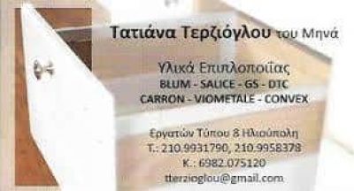 ΤΕΡΖΙΟΓΛΟΥ ΤΑΤΙΑΝΑ – ΕΙΔΗ ΕΠΙΠΛΟΠΟΙΙΑΣ – ΗΛΙΟΥΠΟΛΗ ΑΤΤΙΚΗ